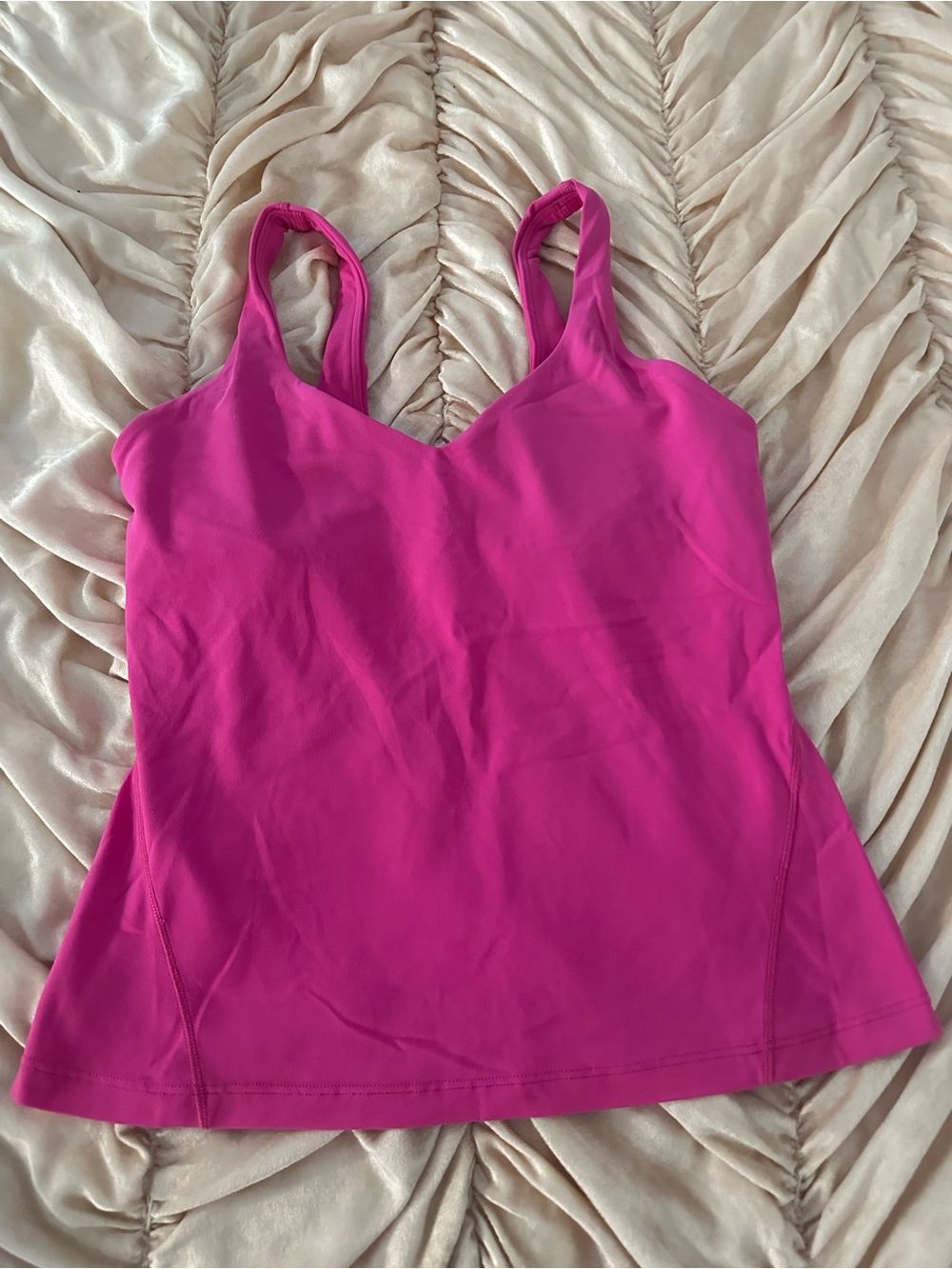 lululemon athletica Bright Fuchsia V-Neck Tank